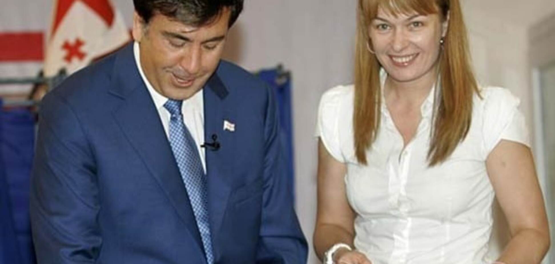 Михеил Саакашвили и его жена