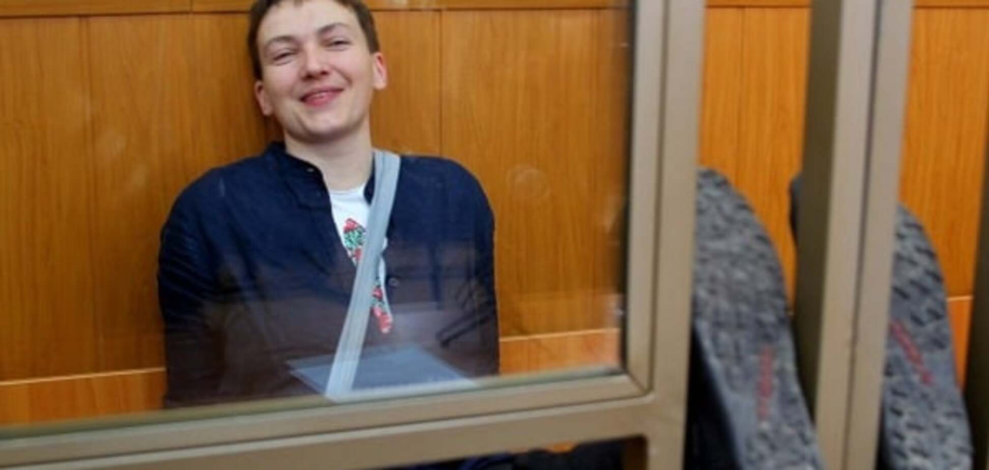 Надія Савченко в залі суду