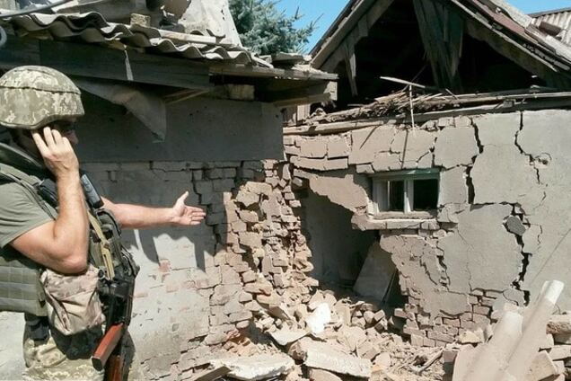 Обстрел а Авдеевке