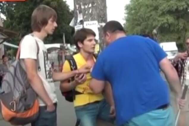 Разборки на дороге