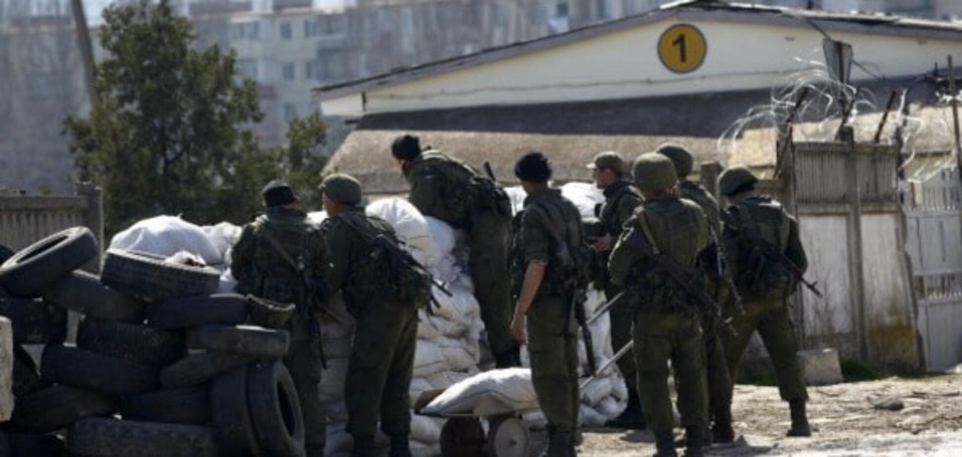 Российские войска на админгранице с Крымом