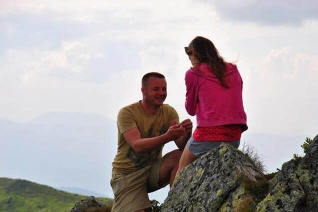 Предложение на вершине горы