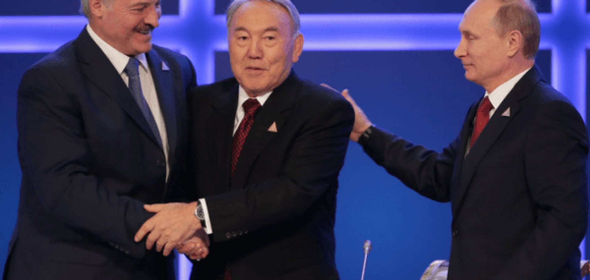 Путин, Назарбаев, Лукашенко