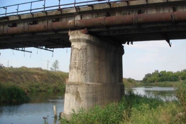 Мост в Славянске