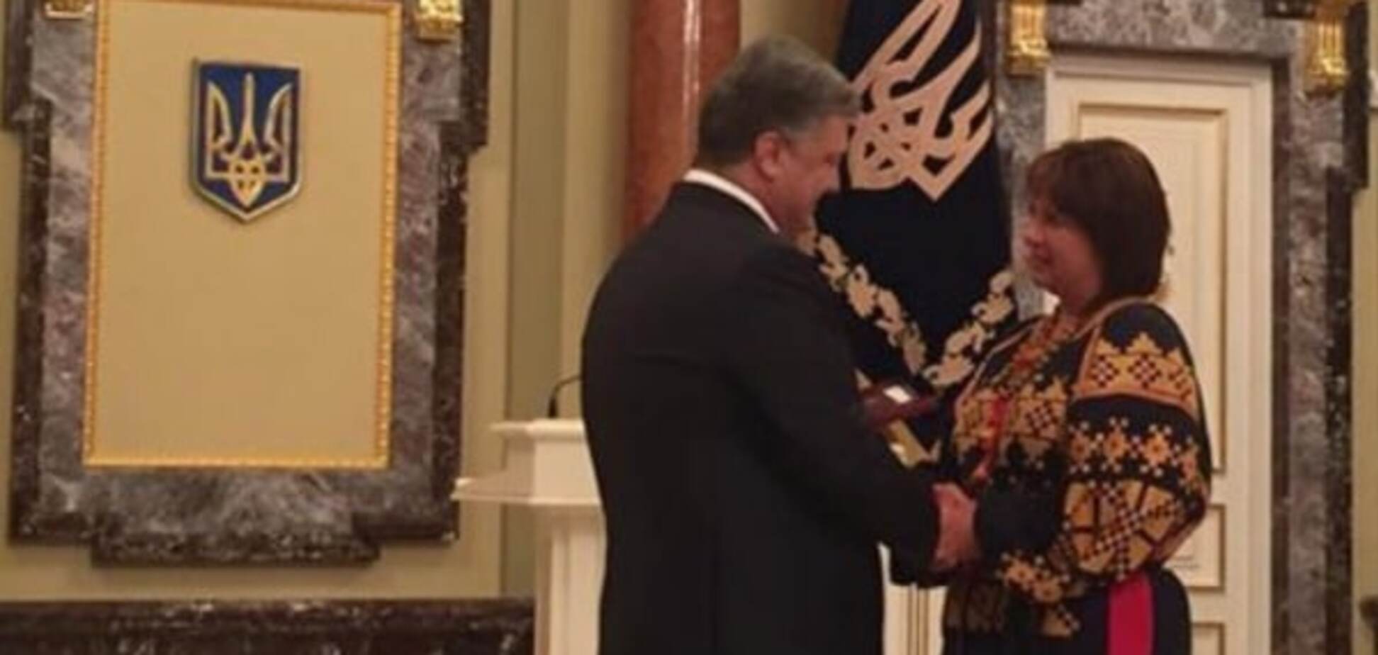 Наталія Яресько та Петро Порошенко