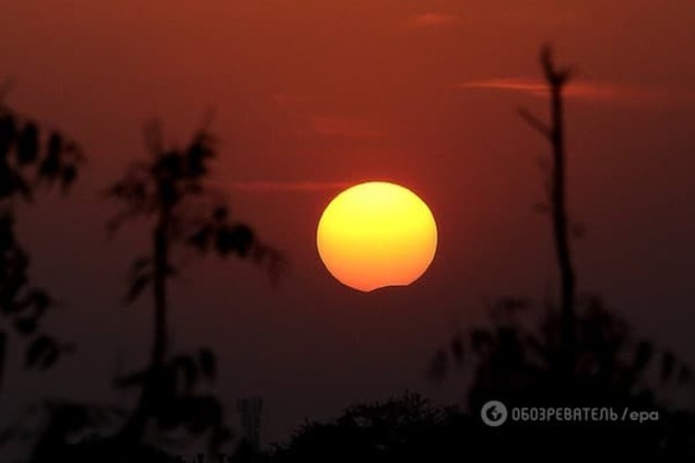 солнечное затмение