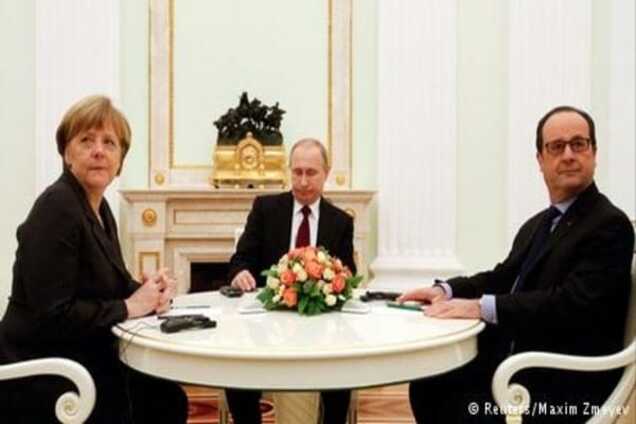 Олланд, Меркель та Путін домовилися обговорити врегулювання на Донбасі на зустрічі в Китаї