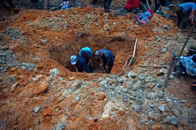 Добыча янтаря в Украине