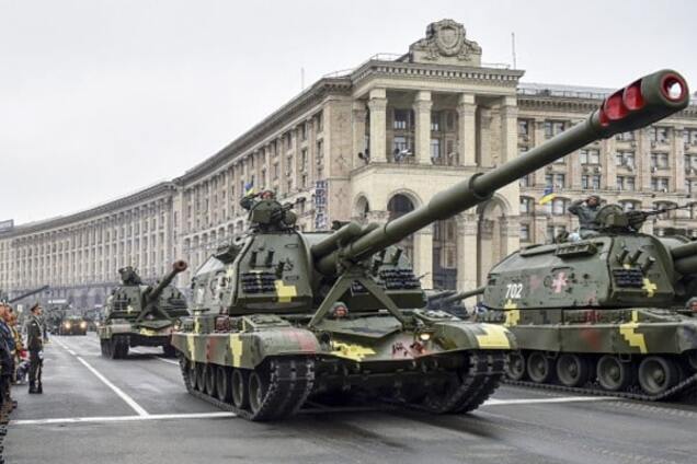 Военный парад в Киеве