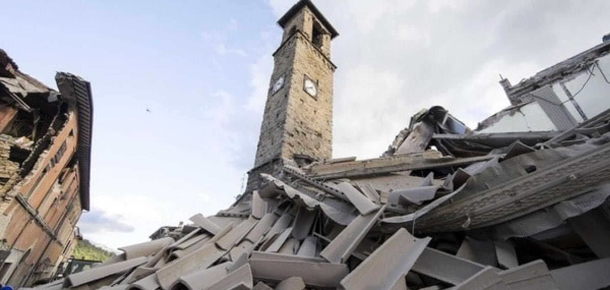 землетрясение в Италии