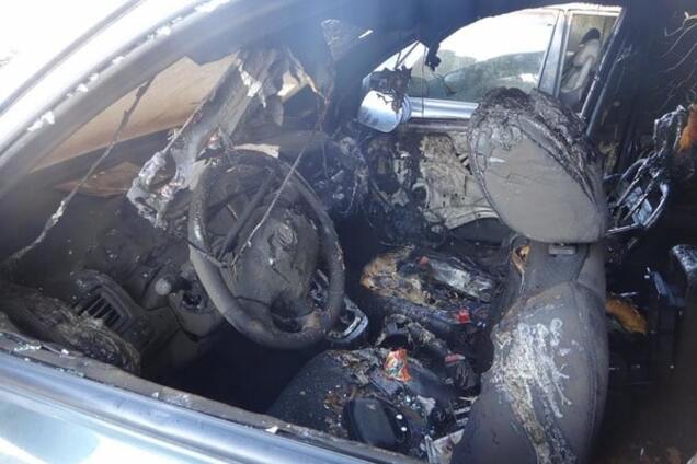 поджог авто