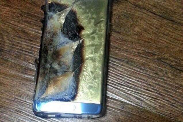 Поврежденный Samsung Galaxy Note 7