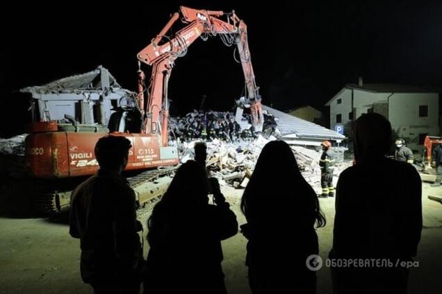 землетрясение Италия