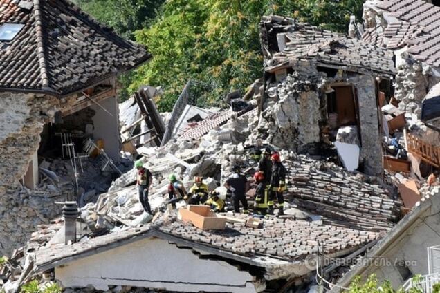 землетрясение в Италии