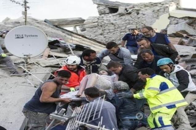 Землетрясение в Италии