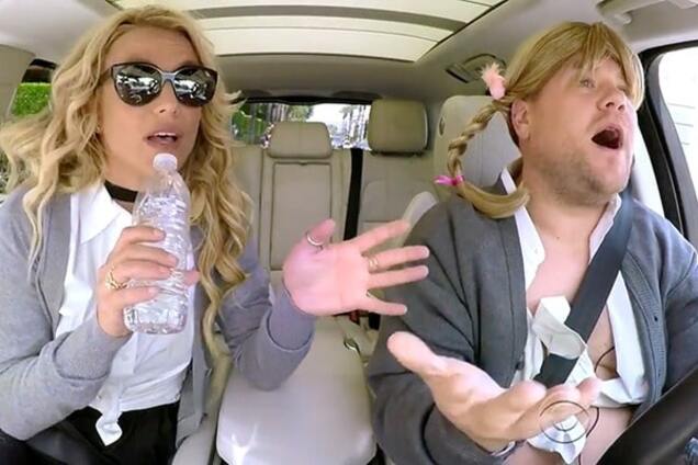 Бритни Спирс и Джеймс Корден