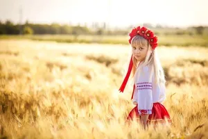 Дівчинка в полі