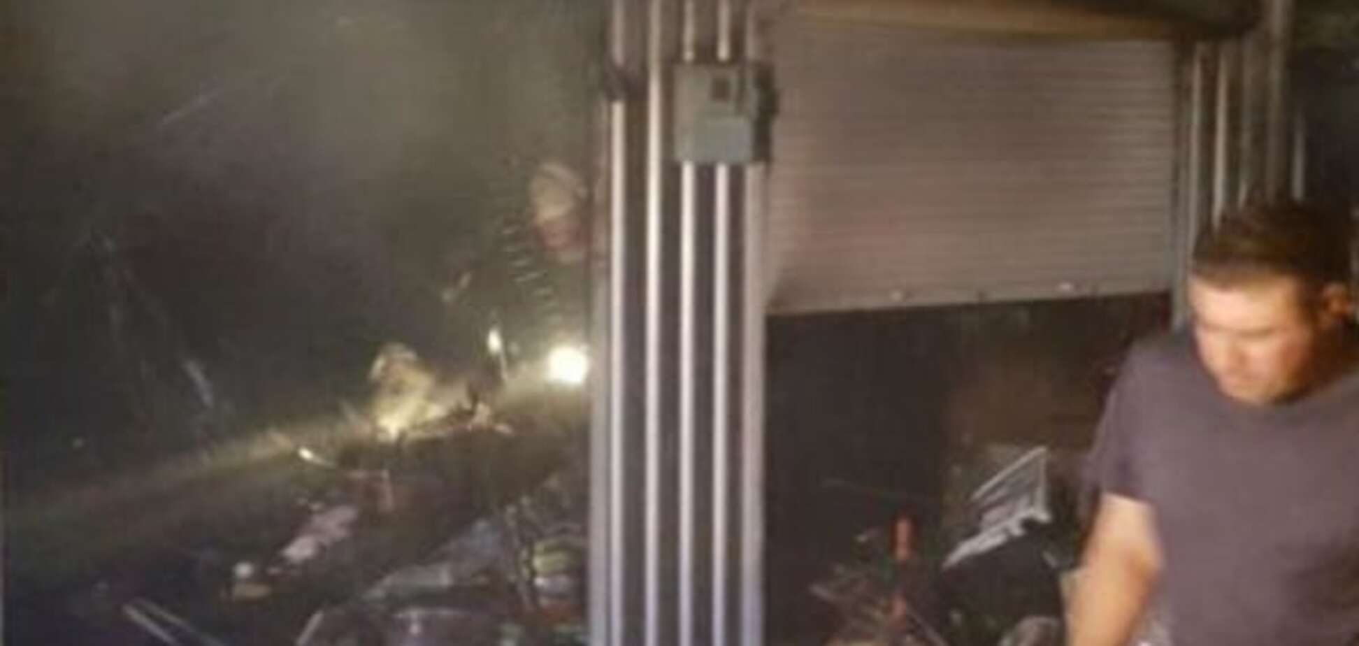 Пожар на Демеевском рынке