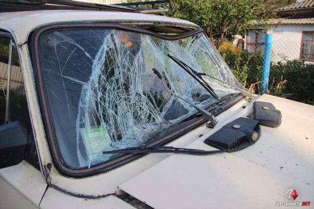 Разбитая машина