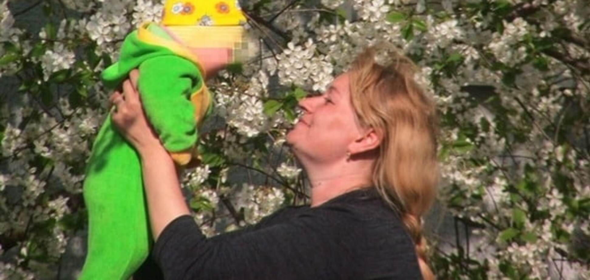 Оксана Кротких с дочерью