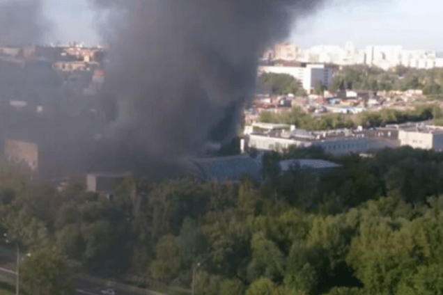 Пожар в Москве
