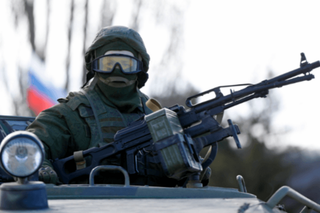 Российские военные на Донбассе