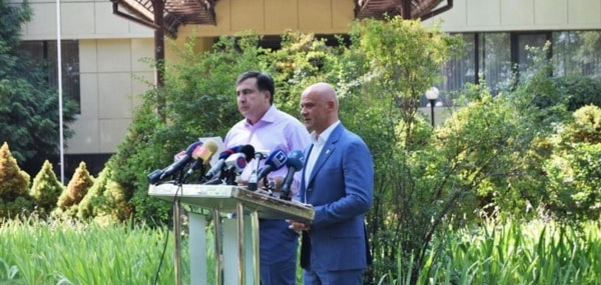 Михеил Саакашвили, Геннадий Труханов