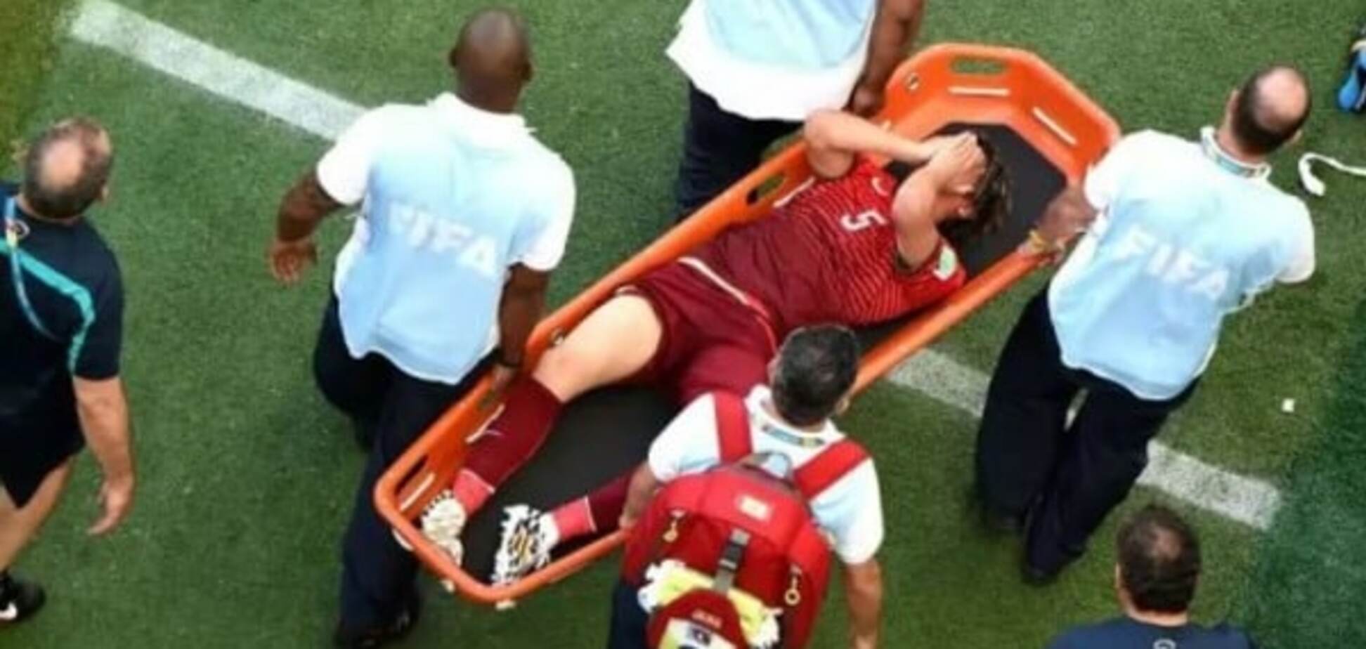 Травма футболиста