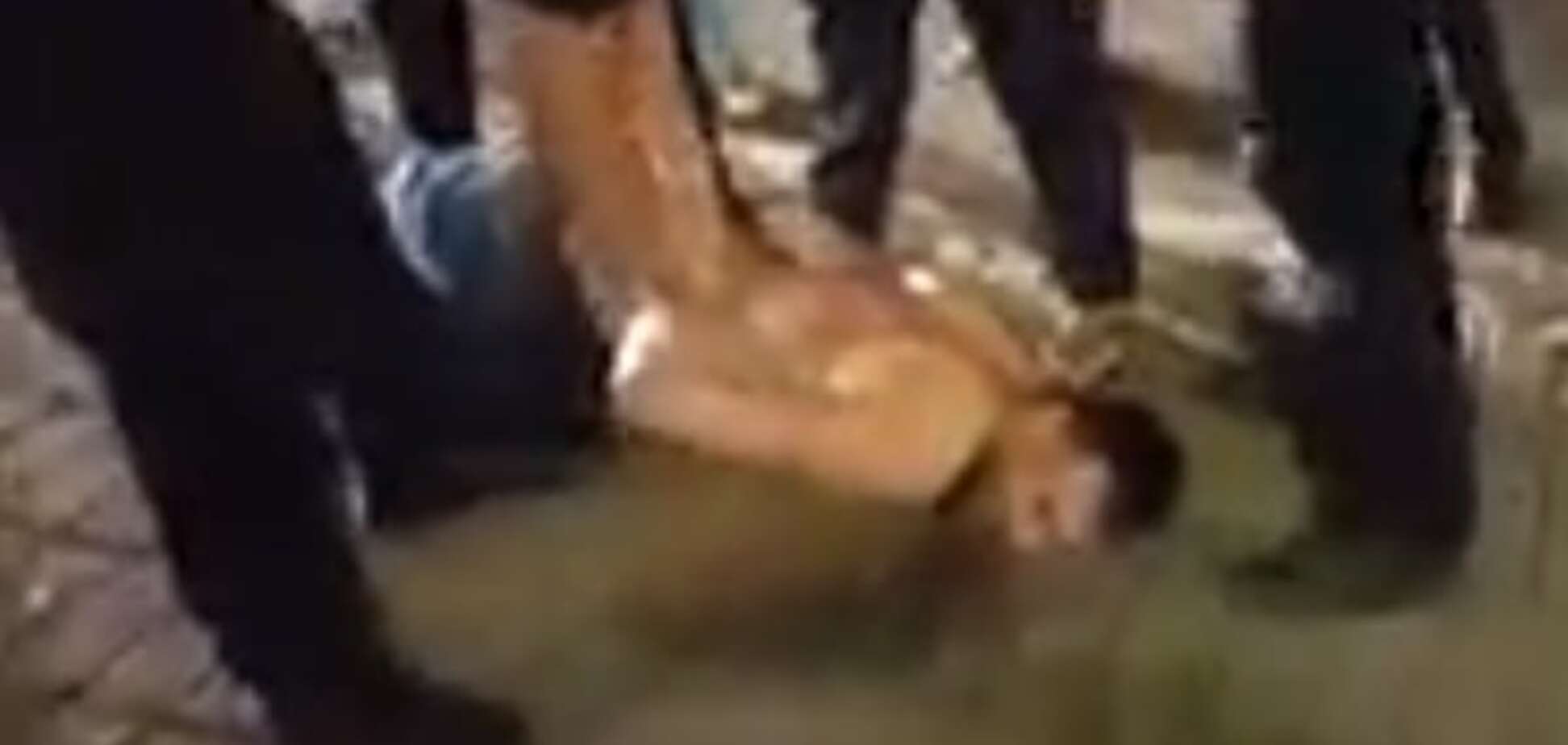 Задержание дебошира в Николаеве