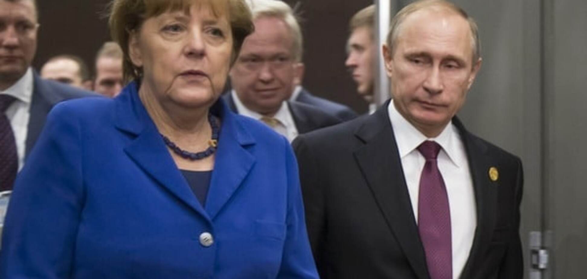 меркель путин