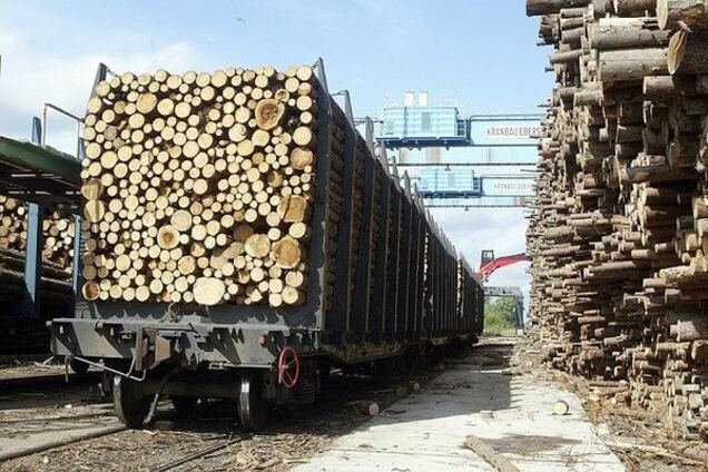 Экспорт леса из Украины