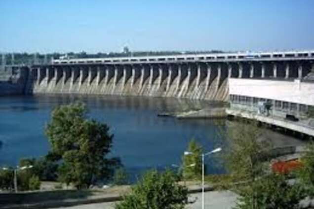 Плотина в Запорожье