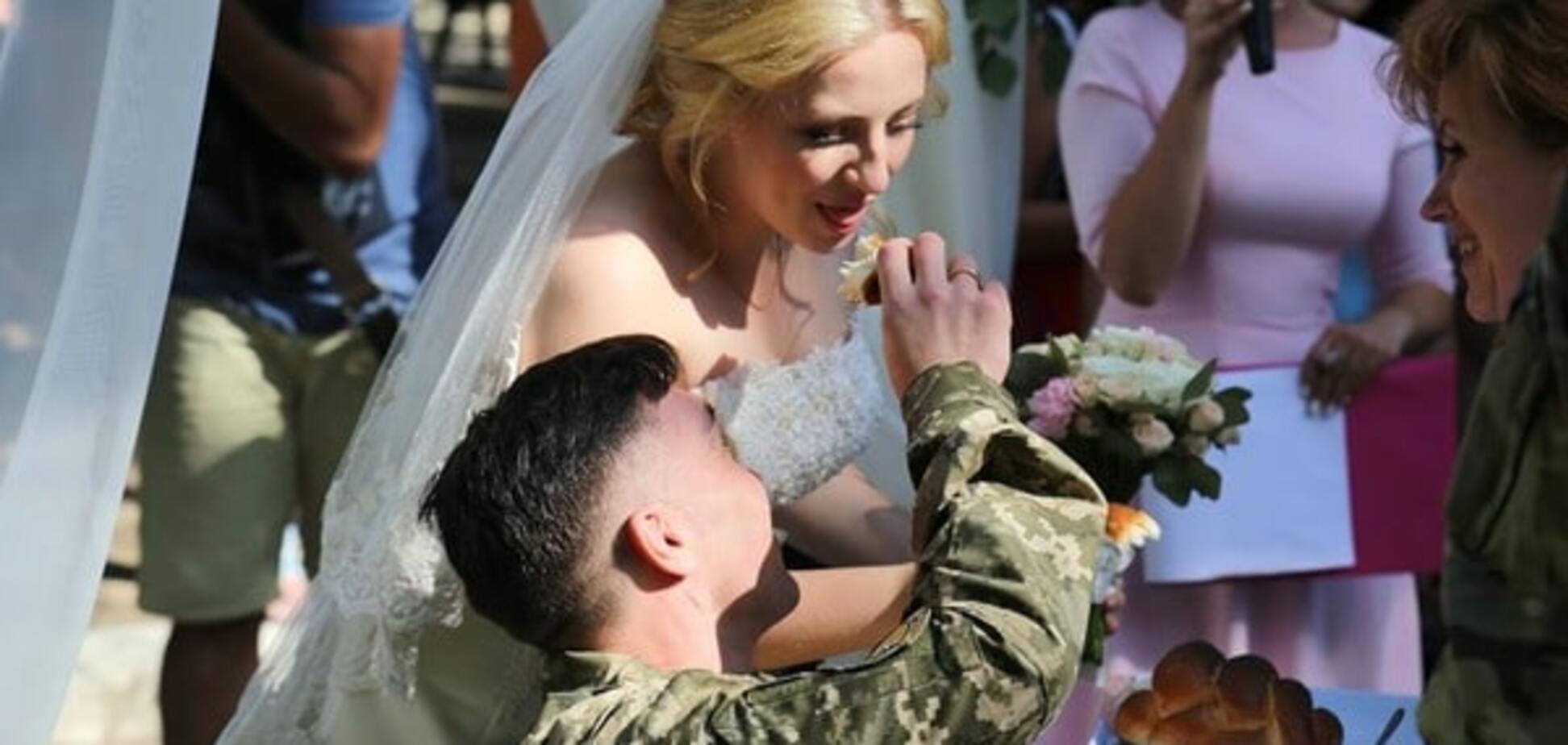 Весілля воїна АТО і волонтера