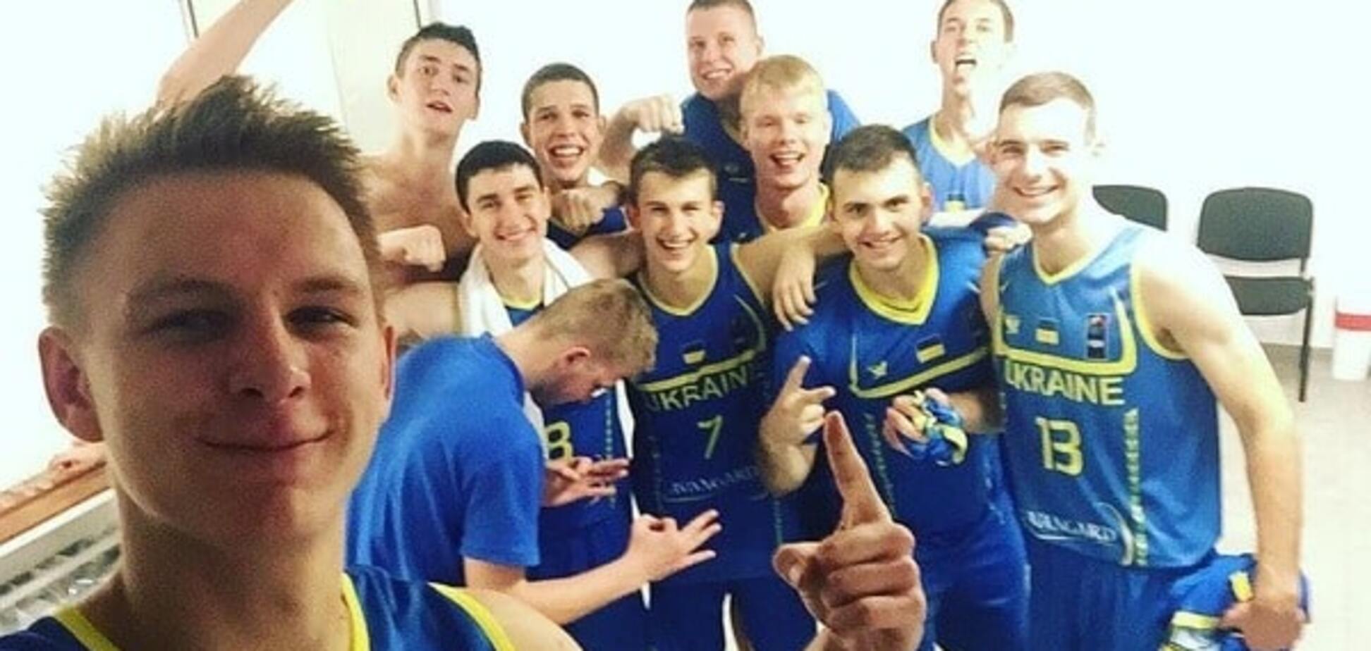 Сборная Украины U-18 вышла в полуфинал Евробаскета