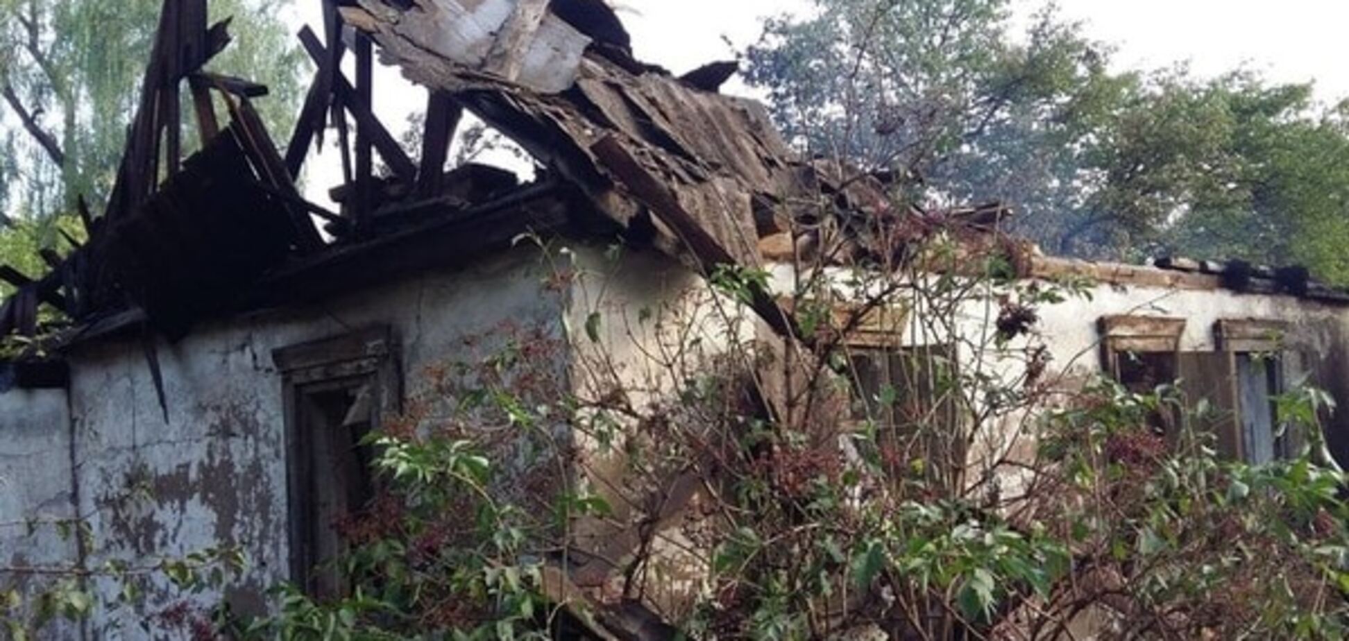 Последствия обстрела террористами Торецка