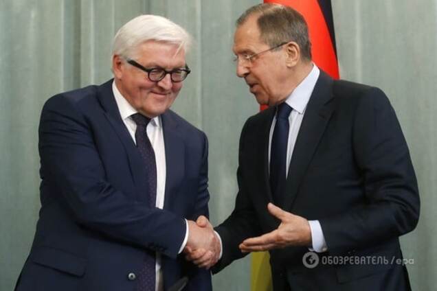 Сергей Лавров и Франк-Вальтер Штайнмайер