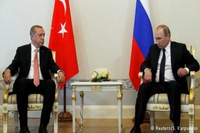 Ердоган прибув до Путіна 'розширювати співпрацю'