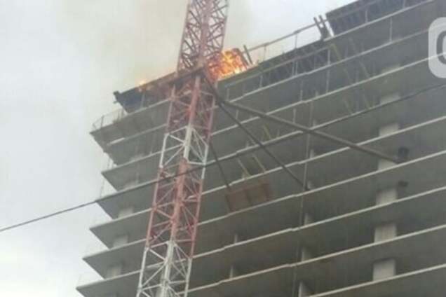 Пожар в Днепре