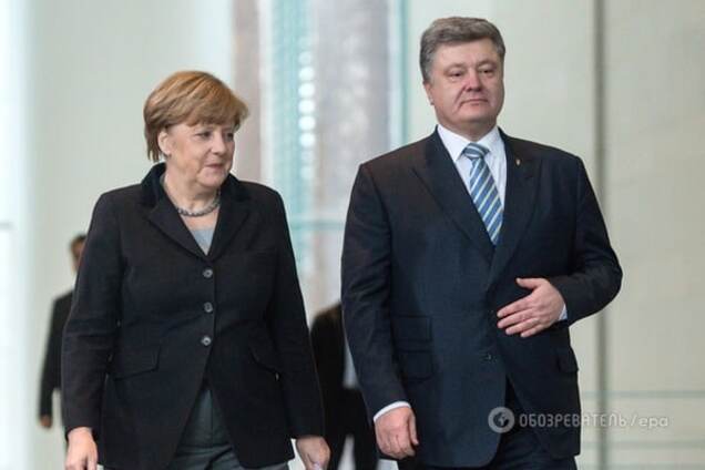 Меркель Порошенко