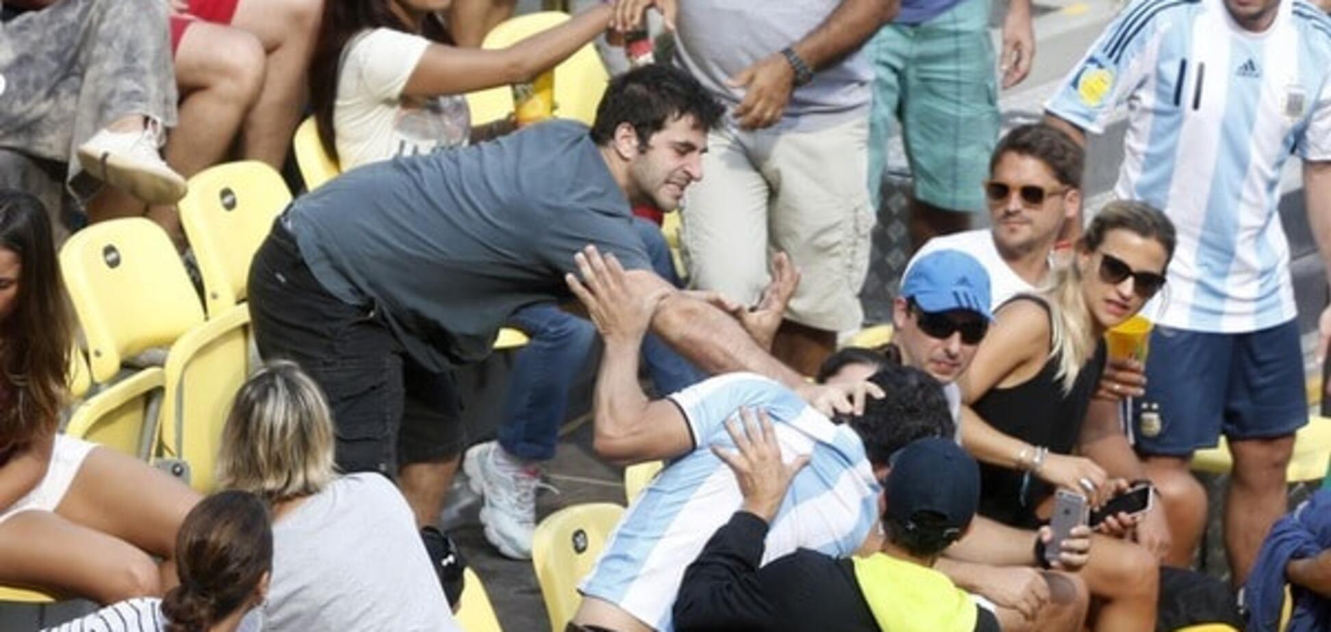 Драка фанатов на Олимпиаде