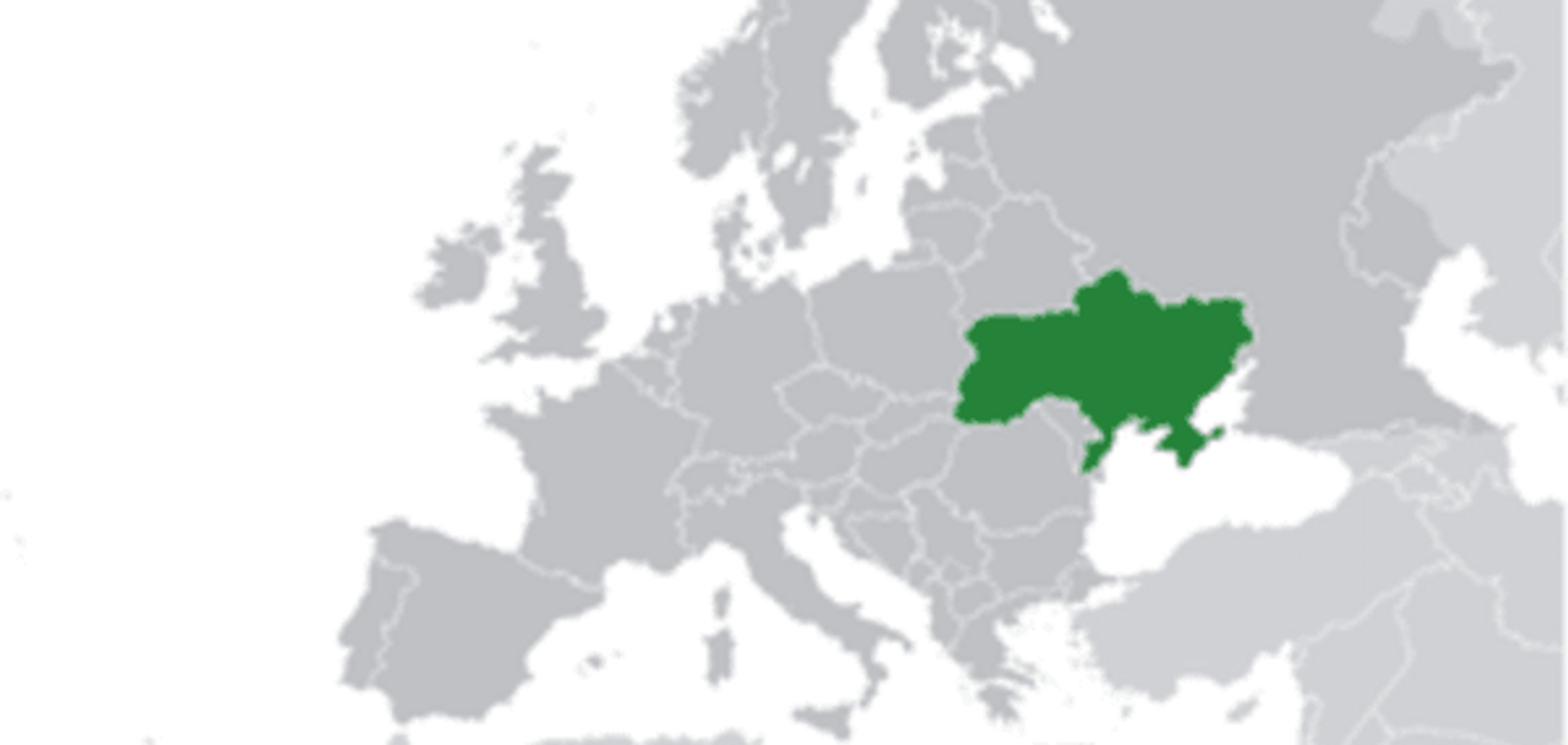 Украина на карте мира