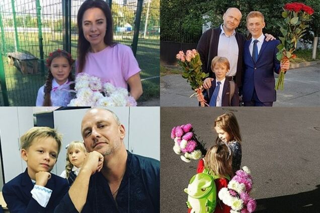 День знаний: украинские знаменитости отвели детей в школу. Опубликованы фото
