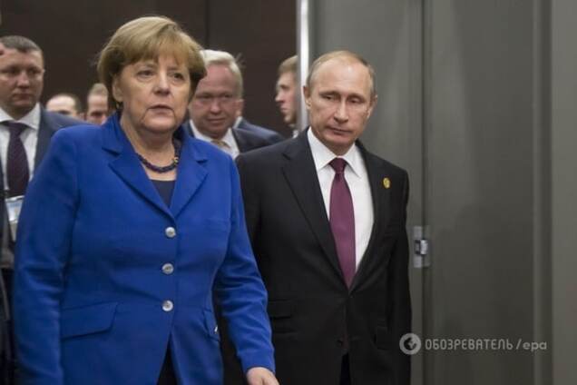 Меркель и Путин