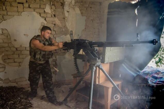 Силы АТО вступили в бой с террористами в районе Саханки