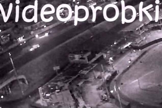 Смертельное ДТП в Киеве: появилось видео аварии с домушником