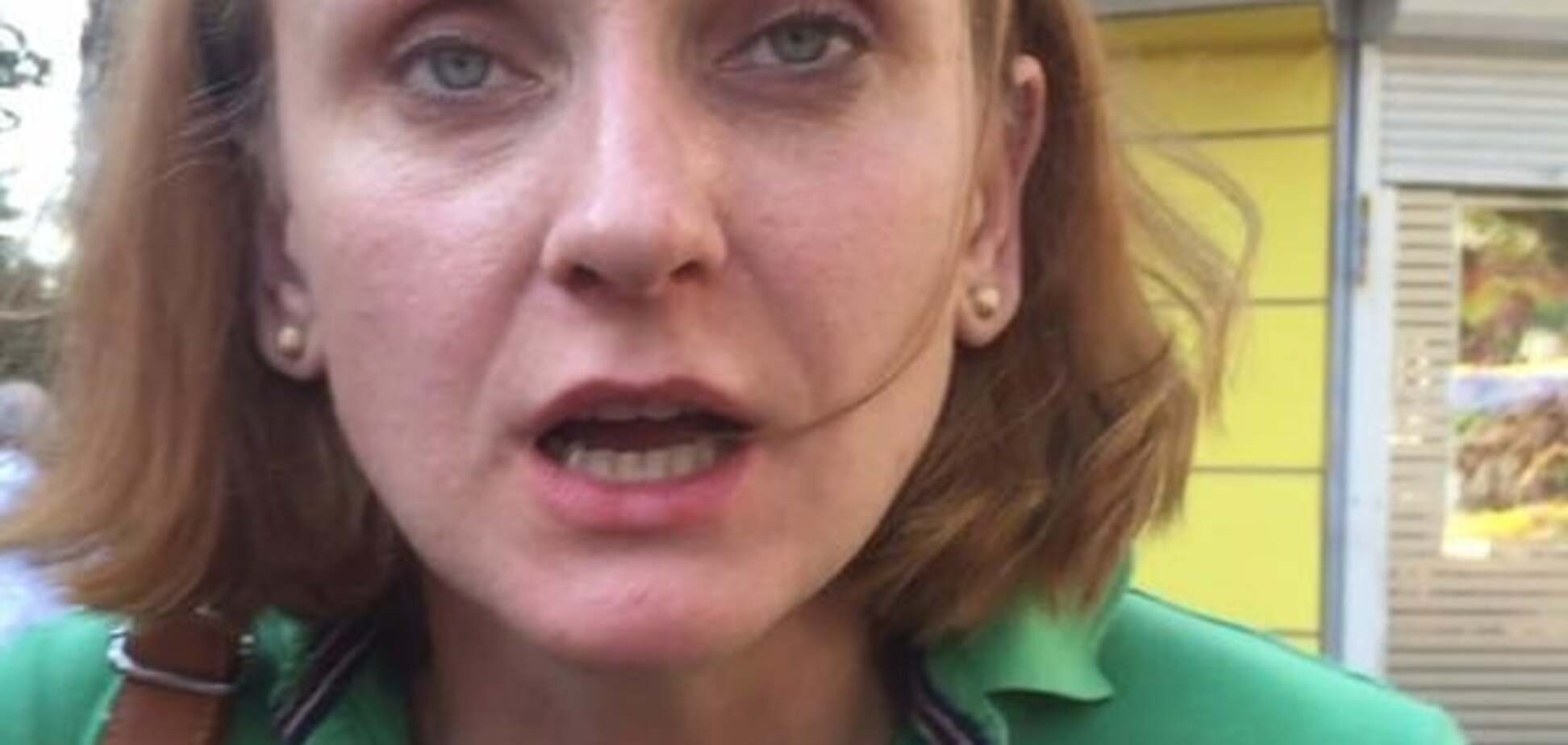 В Киеве заслуженный врач устроила пьяное ДТП с участием четырех авто: фотофакт