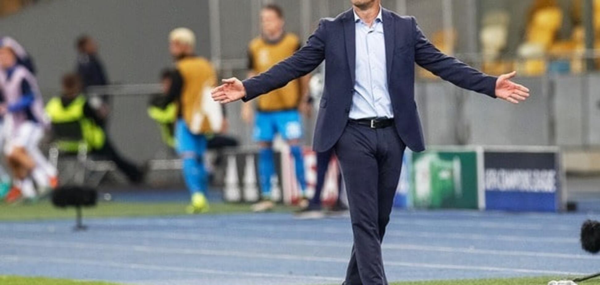 'Ничего страшного: Реброву не в чем упрекнуть 'Динамо' после поражения в Лиге чемпионов