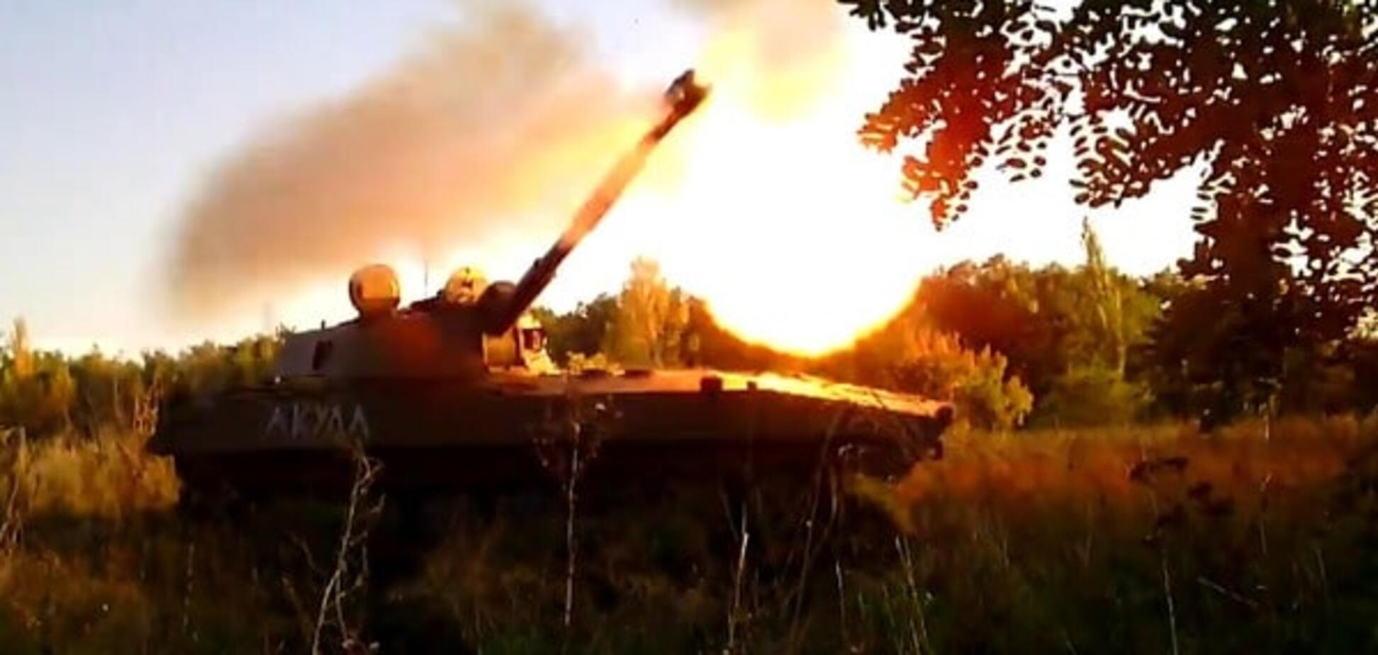 В сети появилось видео массированного обстрела Авдеевки террористами