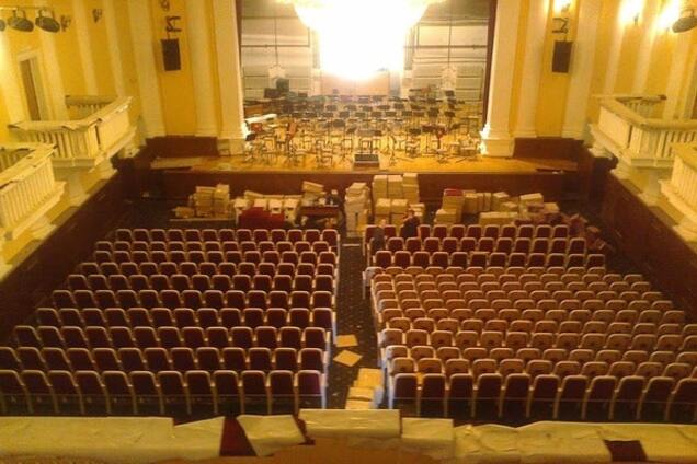 В Запорожье полностью обновили зал филармонии 