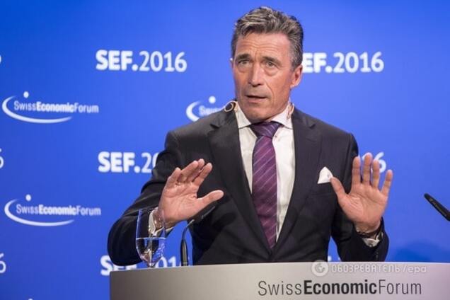 'Учитывая поведение России': экс-генсек НАТО призвал Запад поддержать Украину